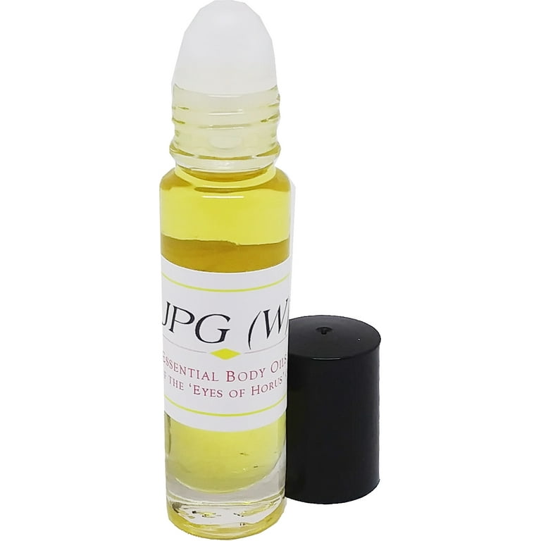 Jean Paul Gaultier Type For Women Perfume Body Oil Fragrance Roll On Clear Glass Gold 1 3 oz