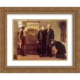 thumbnail image 1 of Jean Paul Laurens 2x Matted 24x20 Gold Ornate Framed Art Print 'Les Derniers moments de Maximilien, Empereur du Mexique', 1 of 2