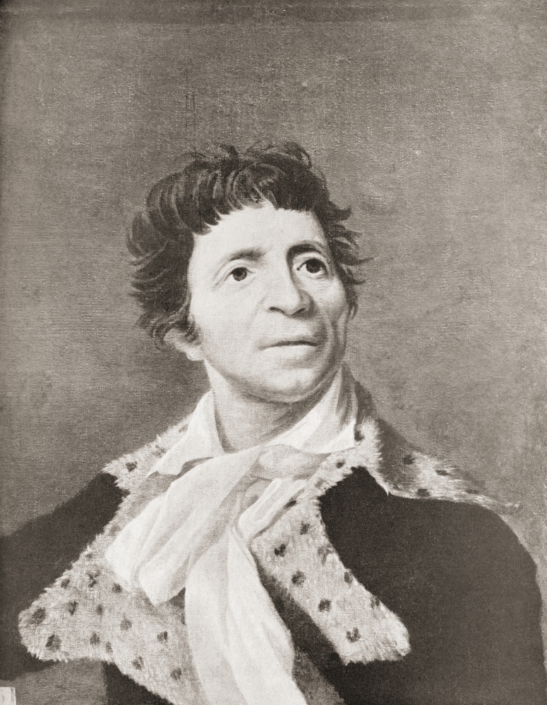 Jean-Paul Marat 1743 Canvas Art - Ken Welsh Design Pics (24 x 32)