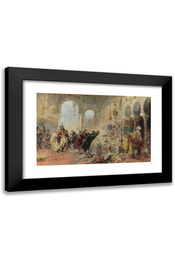 Jean-Paul Sinibaldi 14x11 Black Modern Framed Museum Art Print Titled - Exotic Treasures