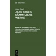 thumbnail image 1 of Jean Paul's Sämmtliche Werke, Band 4, Auswahl aus des Teufels Papieren; nebst einem nöthigen Aviso vom Juden Mendel, (Hardcover), 1 of 1