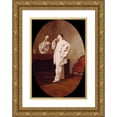 thumbnail image 1 of Jean Pezous 18x24 Gold Ornate Framed and Double Matted Museum Art Print Titled - Le Mime Charles Deburau (1829-1873), in Costume De Pierrot (1850), 1 of 4