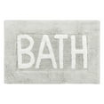 thumbnail image 1 of Jean Pierre "Bath" 21"x34" Cotton Bath Rug, Gray, 1 of 5