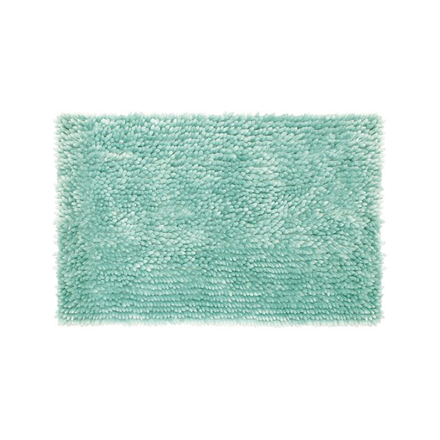 Jean Pierre Mega Butter Chenille 17" x 24" Bath Mat, Aqua