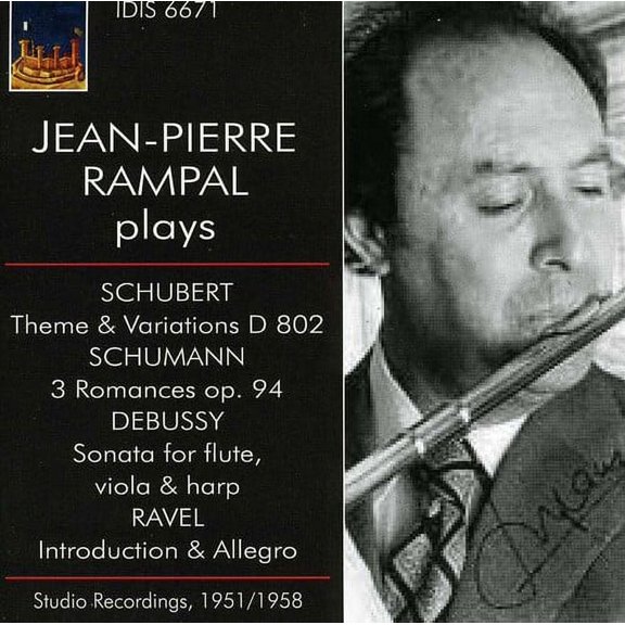 Jean-Pierre Rampal - Jean-Pierre Rampal Plays Schumann Debussy Ravel - Music & Performance - CD