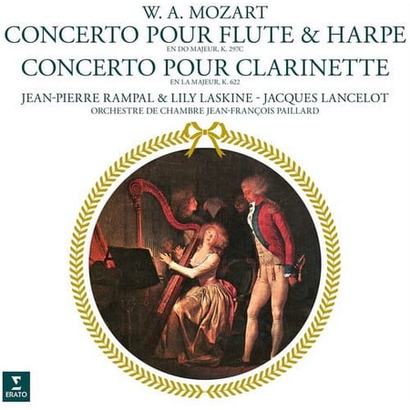 Jean-Pierre Rampal - Mozart: Concerto for flute & harp Clarinet Concerto - Music & Performance - Vinyl