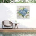 thumbnail image 1 of Jean Plout 'Blue Hydrangeas' Outdoor All-Weather Wall Decor, 1 of 3