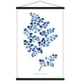 thumbnail image 1 of Jean Plout - Indigo Botanical Adiantum Assimle Wall Poster with Magnetic Frame, 22.375" x 34", 1 of 6