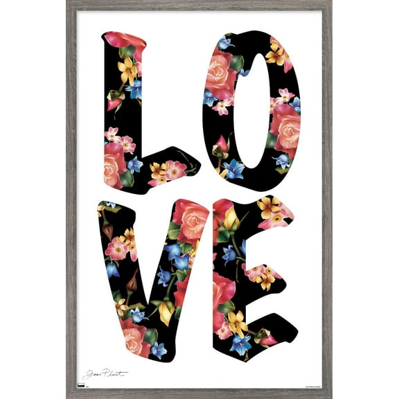 Jean Plout - Love Wall Poster, 22.375" x 34" Framed