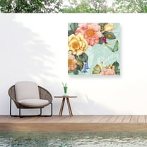 Jean Plout 'Summer Gift Garden' Outdoor Canvas 14x14