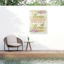 Jean Plout 'Welcome Home 4' Outdoor Canvas 47x35