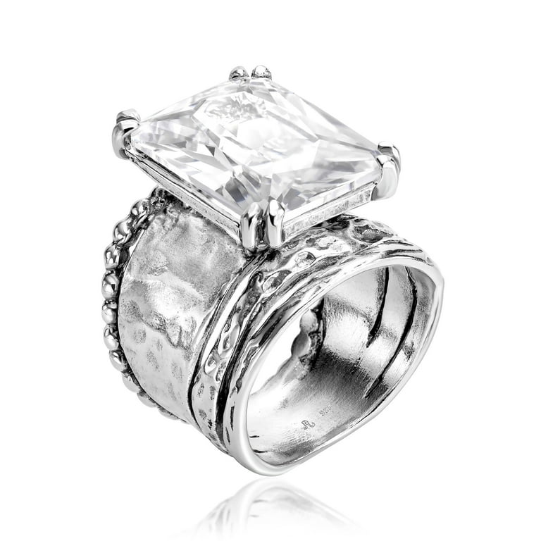 ●TATIANA● SILVER925 Dot Cubic Ring CR1819 5001564754 Jean Rachel Jewelry 925 Sterling Silver Statement Ring with