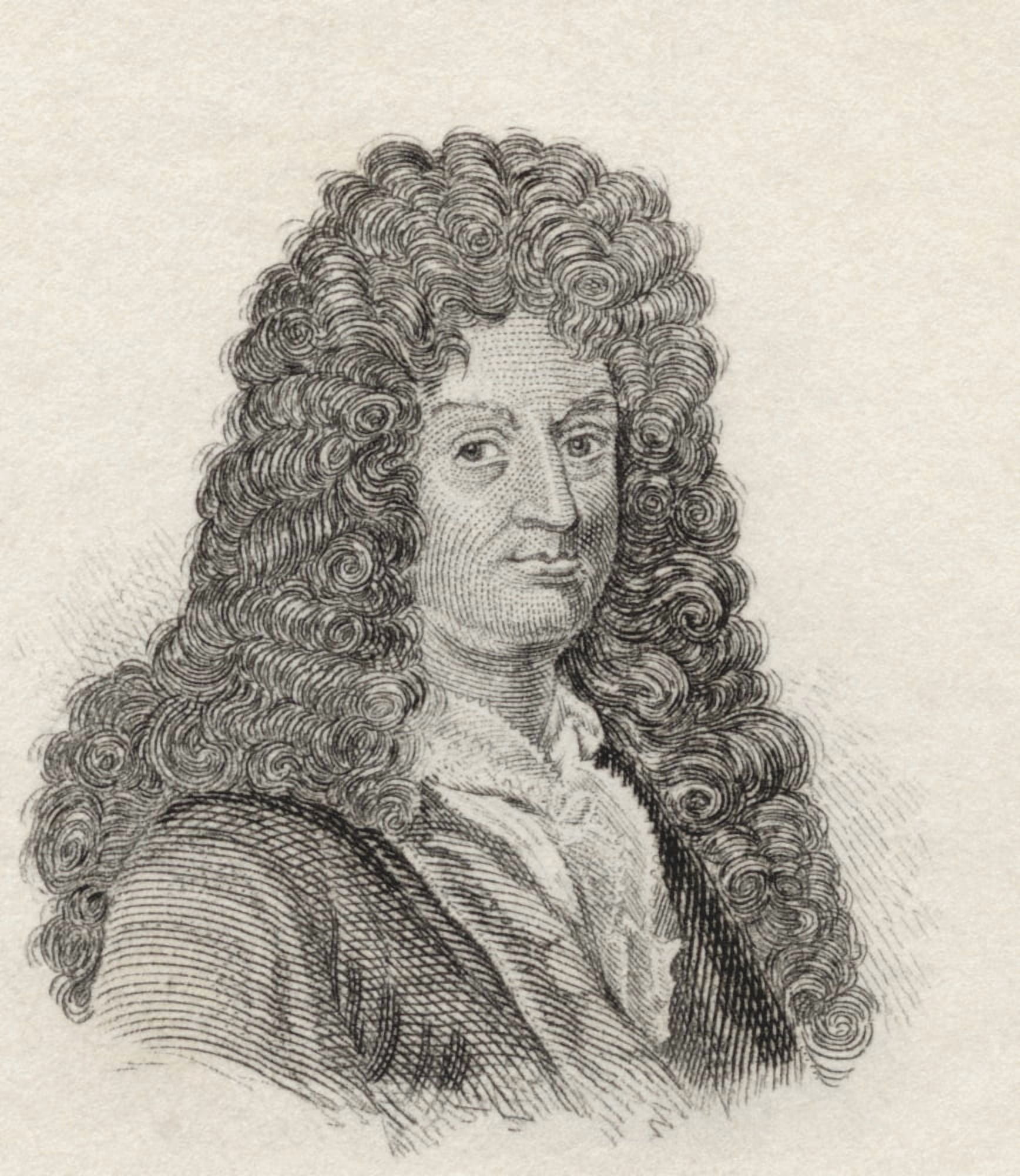 Jean Racine 1639 To 1699 French Dramatist And Poet From Crabbs Historical Dictionary Published 1825 Canvas Art - Ken Welsh  Design Pics (26 x 30)
