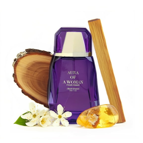Jean Rish Aura of a Woman - Perfume for Women (3.4oz/ 100ml) with Jasmine & Amber Notes - New