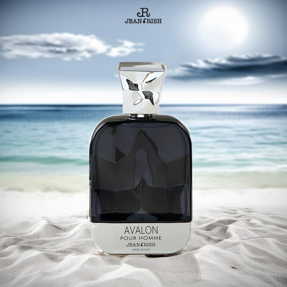 Jean Rish Avalon - Perfume for Men (3.4oz / 100ml) with Bergamot, Lemon & Woody Notes - New