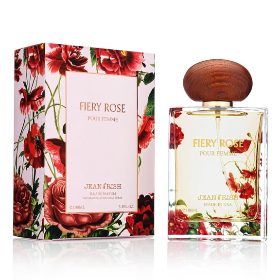 Jean Rish Fiery Rose, Women's Eau De Parfum, Lily-Iris-Rose
