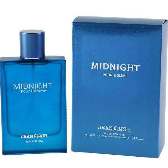 Jean Rish Midnight, Men's Perfume, Eau de Toilette, Unisex Fragrance, 3.4 oz