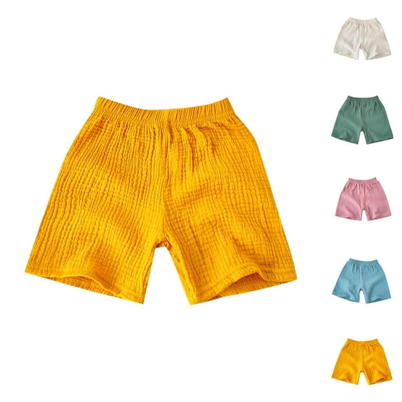 Jean Shorts Girls Girl Shorts Girls Shorts Casual Comfortable Breathable Five Quarter Pants for Kids Soft Lightweight Everyday Wear