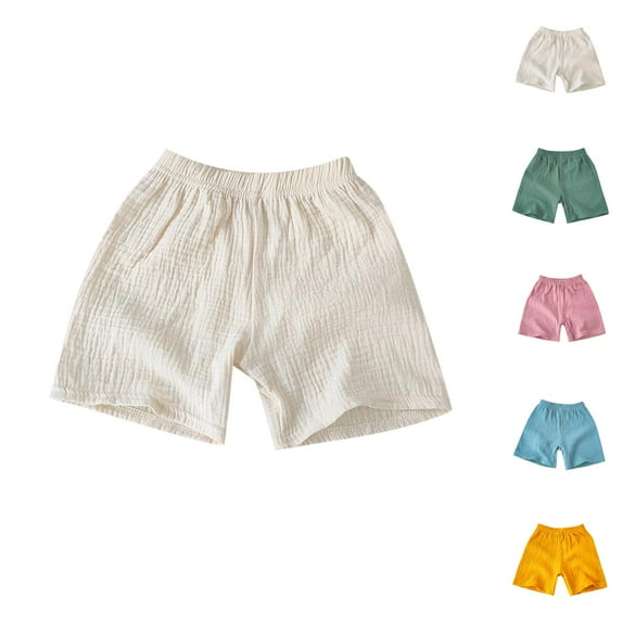 Jean Shorts Girls Girl Shorts Girls Shorts Casual Comfortable Breathable Five Quarter Pants for Kids Soft Lightweight Everyday Wear