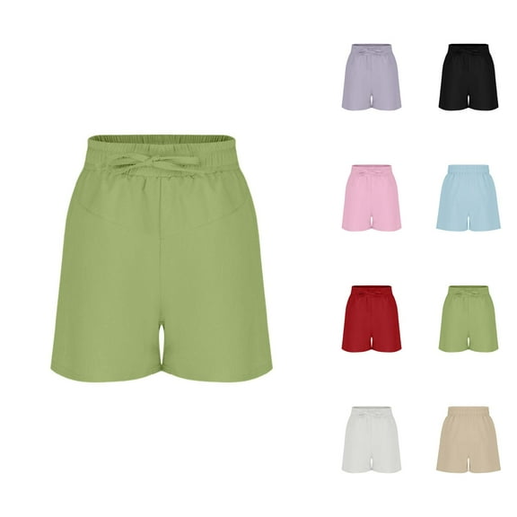 Jean Shorts Stretchy Denim Shorts Girls Girls Casual Shorts Soft Stretchy Elastic Waist Comfortable Summer Wear for Ages 3-14 Play Relaxation Everyday Outfit