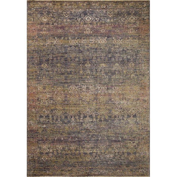 Jean Stoffer x Loloi Bradbury Ink / Multi 18" x 18" Sample Rug