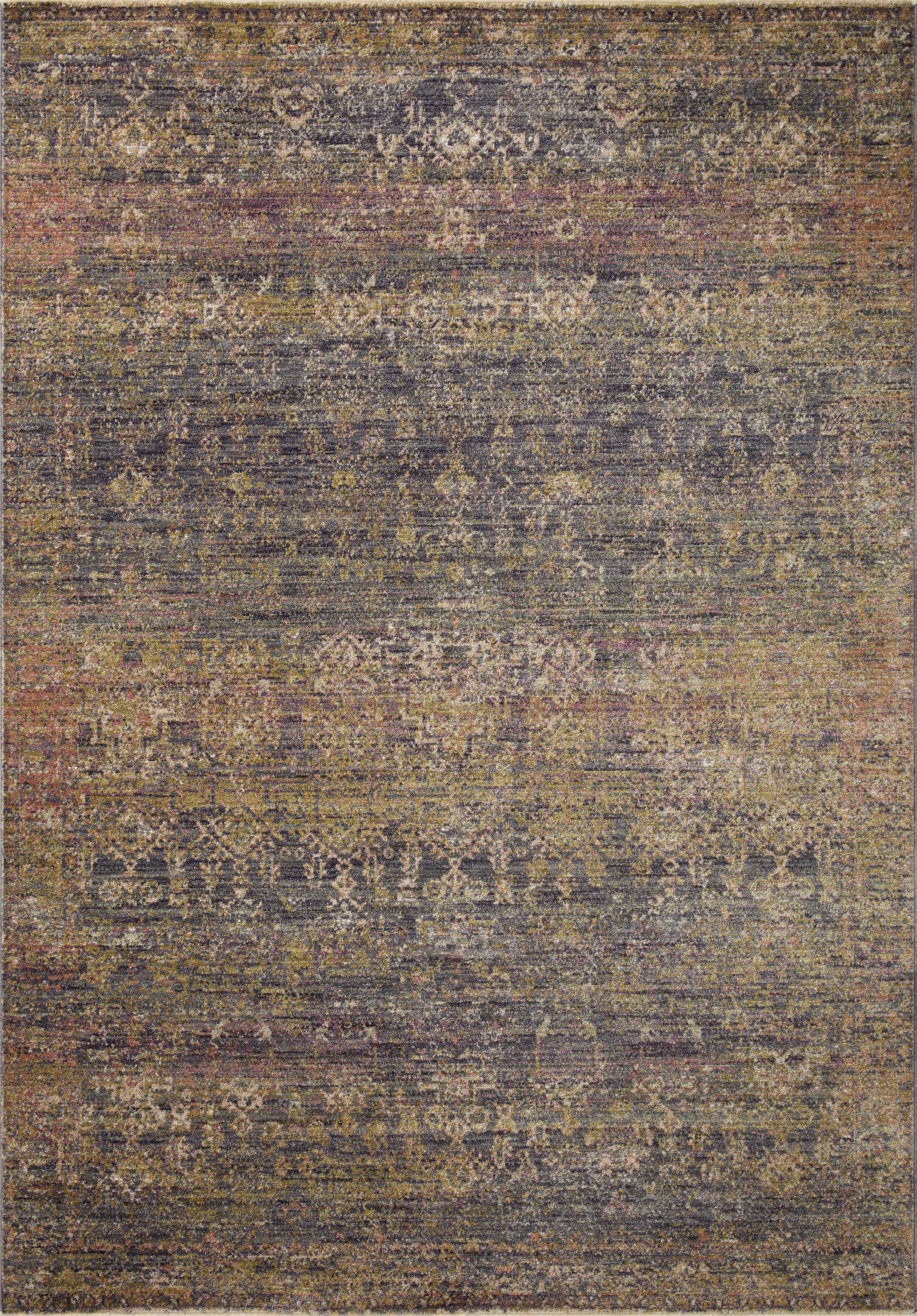 Jean Stoffer x Loloi Bradbury Ink / Multi 2'-6" x 8'-0" Runner Rug