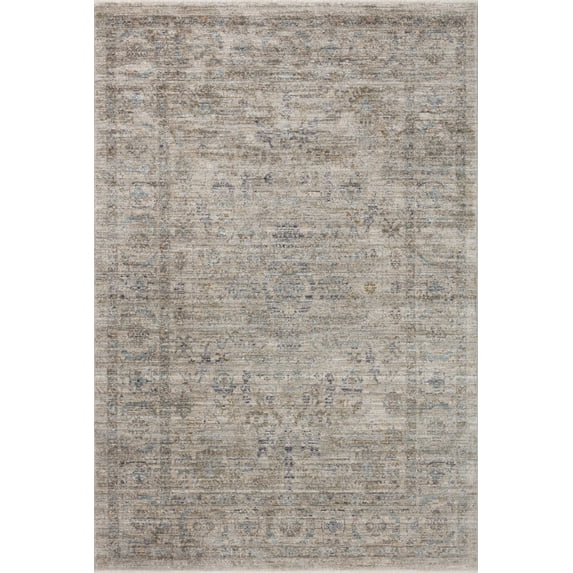 Jean Stoffer x Loloi Katherine Beige / Mist 18" x 18" Sample Rug