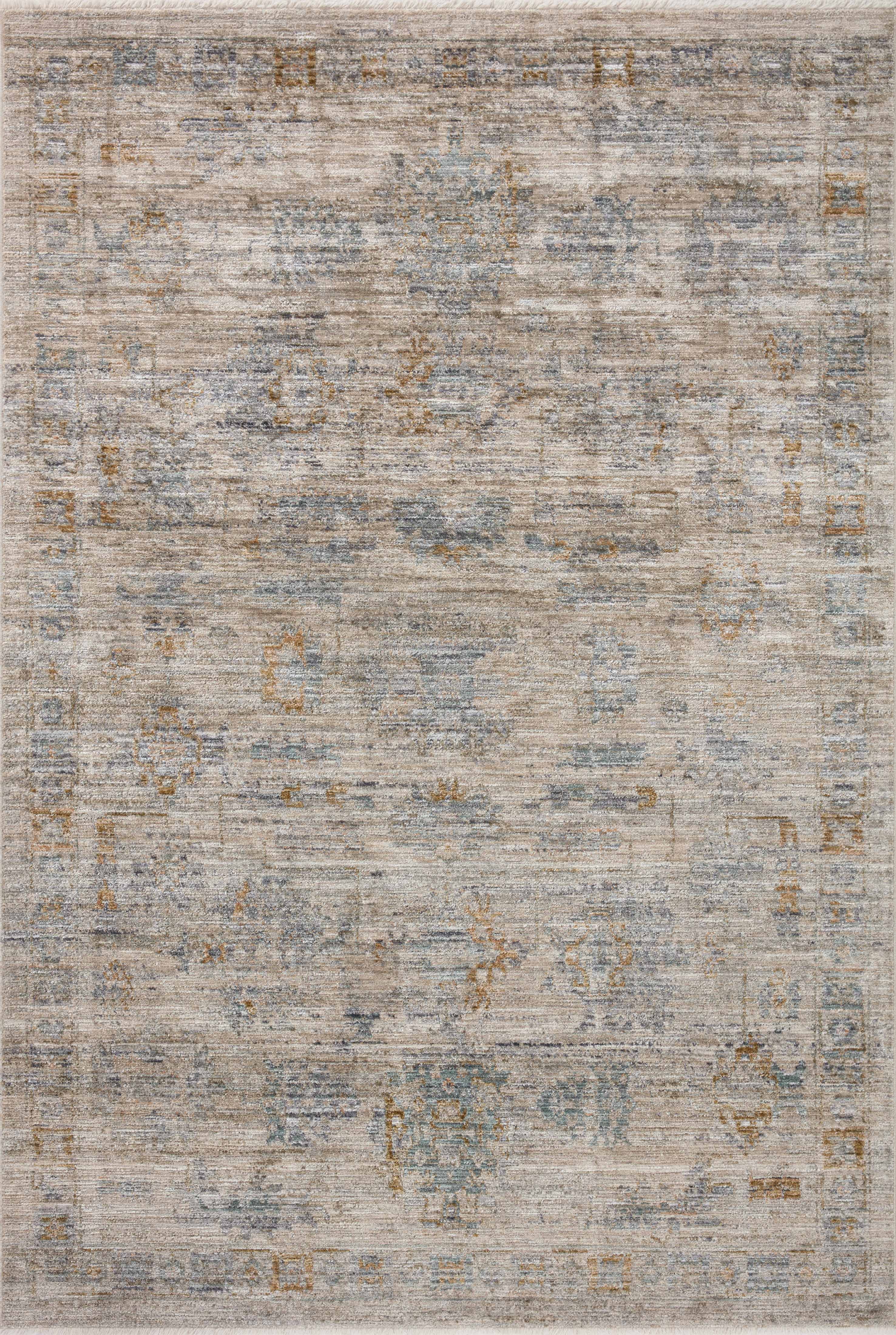 Jean Stoffer x Loloi Katherine Pebble / Ocean 7'-10" x 10' Area Rug