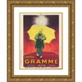 thumbnail image 1 of Jean d'Ylen 11x14 Gold Ornate Wood Frame and Double Matted Museum Art Print Titled - Gramme Lamps (1924), 1 of 4