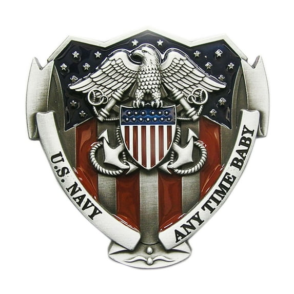 Jean's Friend Vintage Style Enamel American US Hero Belt Buckle