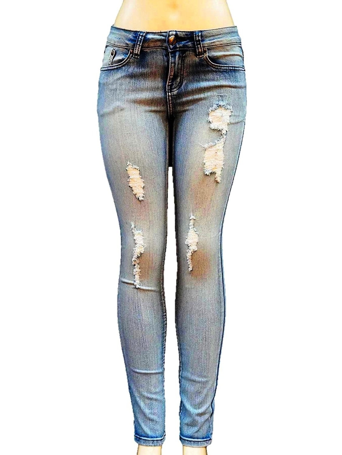 Destroyed skinny jeans for juniors new arrivals