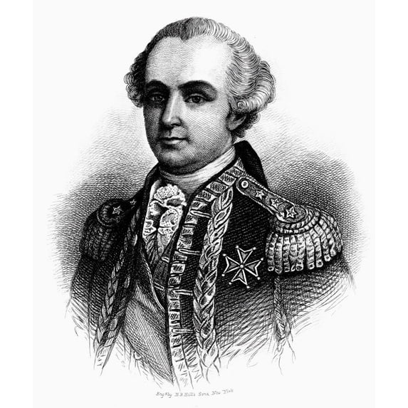 Jean-Baptiste D'Estaing N(1729-1794). Comte Jean Baptiste Charles Henri Hector D'Estaing. French Naval Commander. Line