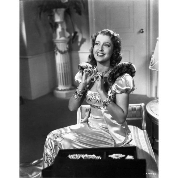 Jeanette MacDonald sitting in bed Photo Print (8 x 10)