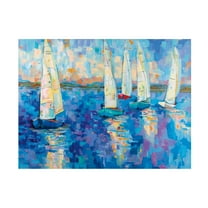 Jeanette Vertentes 'Back From the Race' Canvas Art