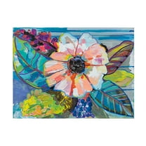 Jeanette Vertentes 'Island Flowers' Canvas Art