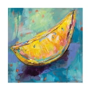 Jeanette Vertentes Lemon Wedge Canvas Art