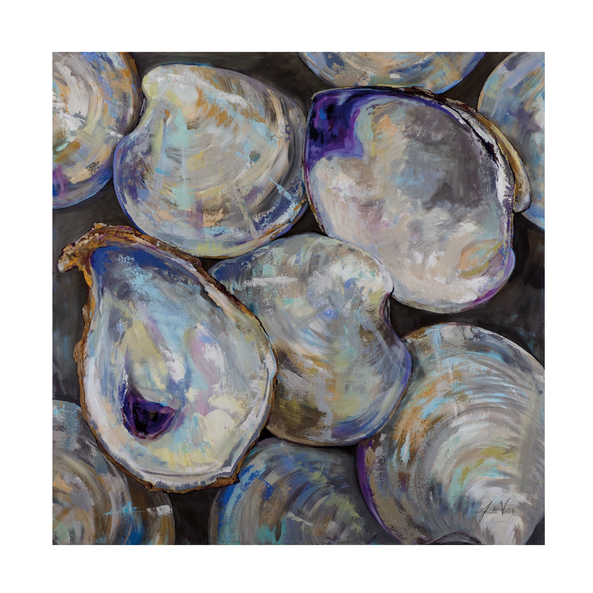 Jeanette Vertentes 'Lost Oyster' Canvas Art