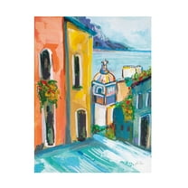 Jeanette Vertentes 'Positano III' Canvas Art