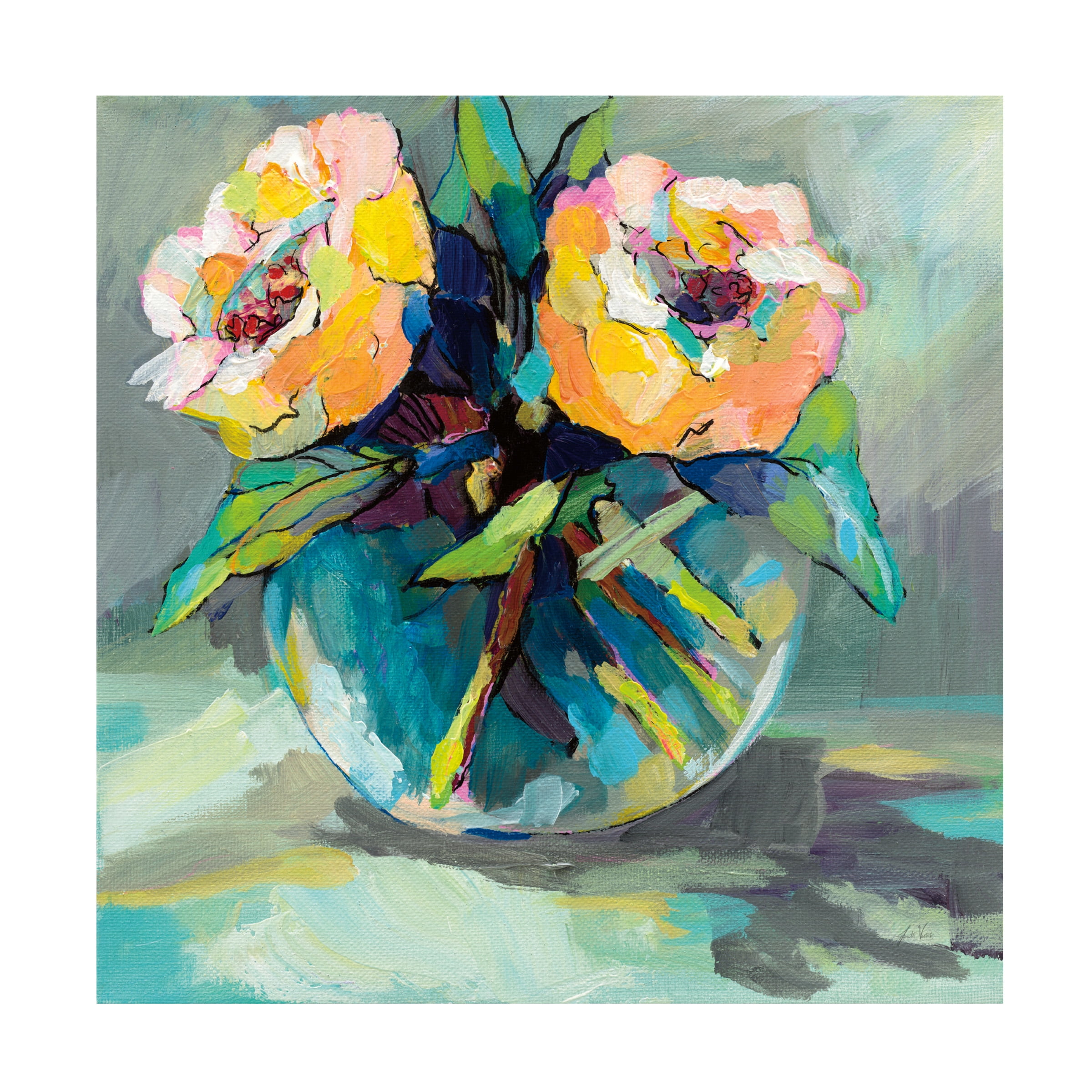 Jeanette Vertentes 'Twins' Canvas Art