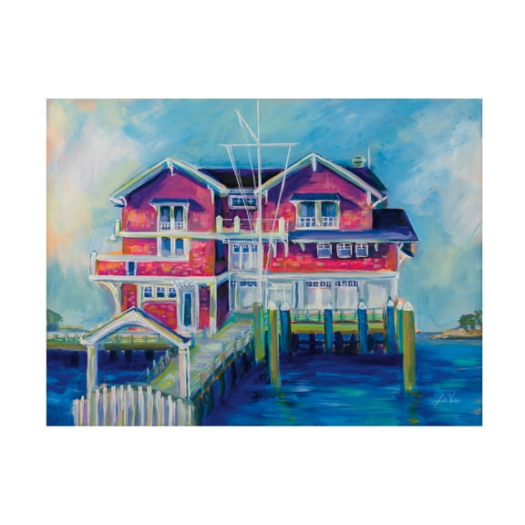 Jeanette Vertentes 'Watch Hill Yacht Club' Canvas Art