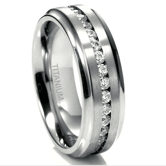 Jeanewpole1 Mens Stainless steel plated marry ring size 7-13