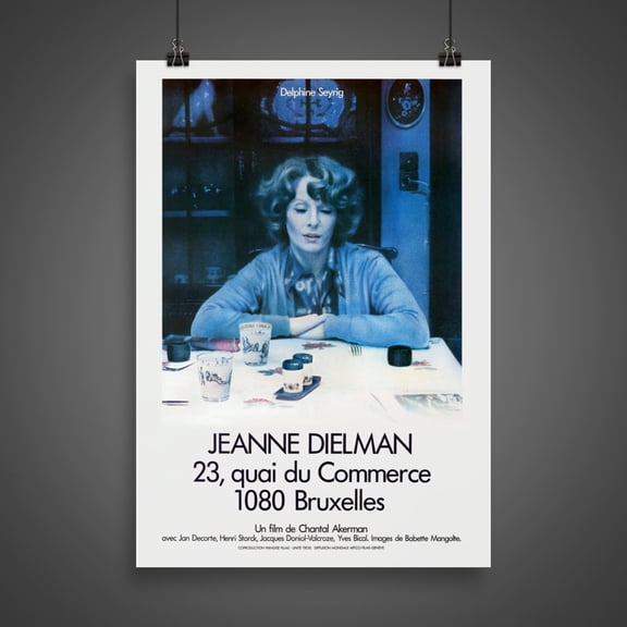 Jeanne Dielman Movie Poster, Vintage French Film Art, Unframed Paper Poster 8x10in