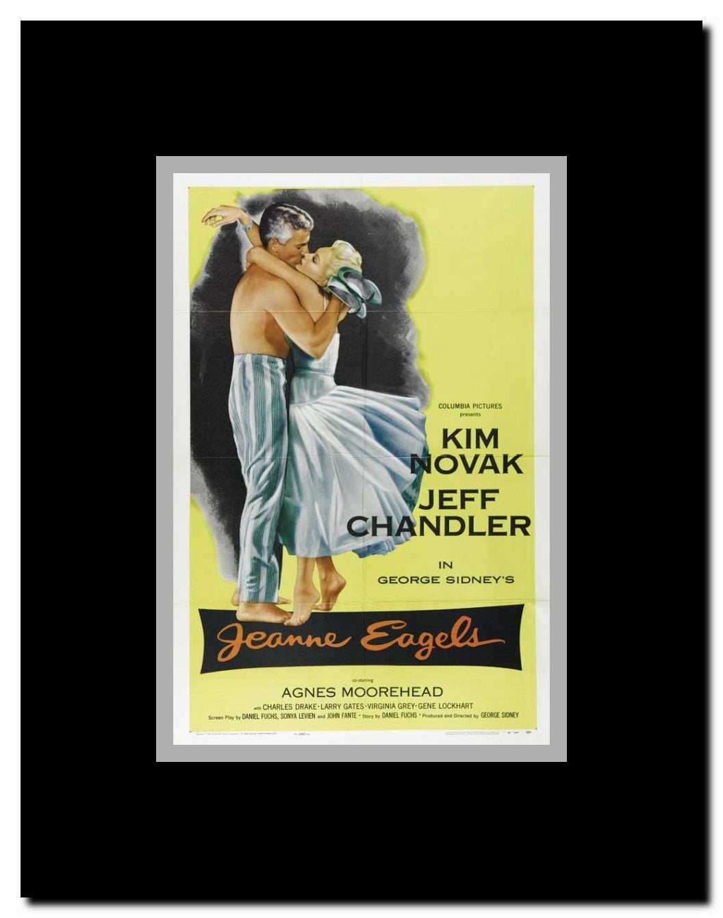Jeanne Eagels Framed Movie Poster