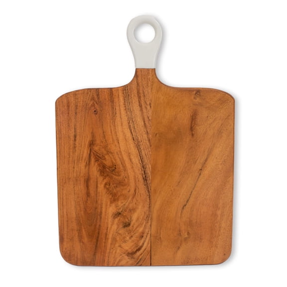 Jeanne Fitz White Collection Square Charcuterie Board, Wood, Medium