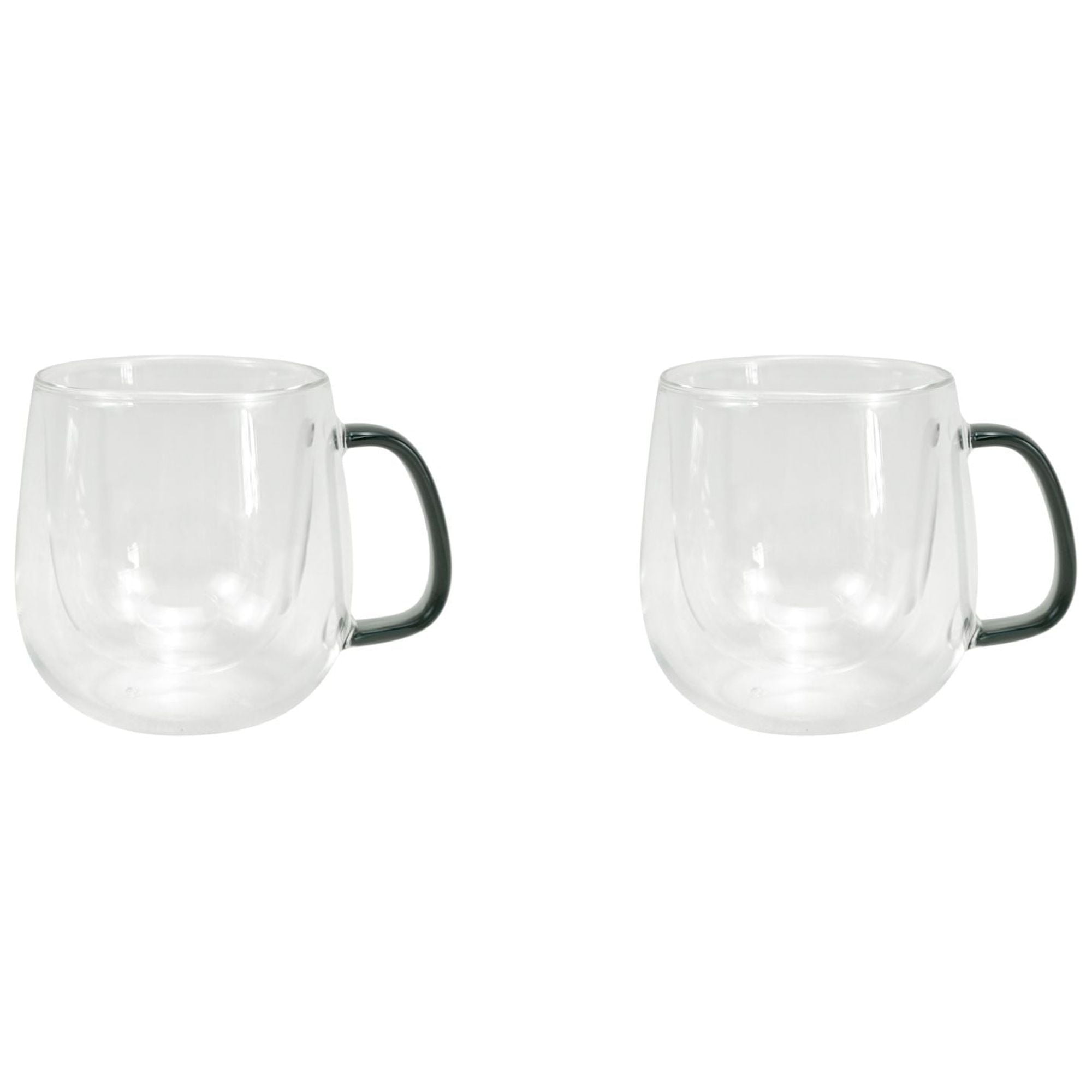i Kito Double Wall Glass Mug with lid 16 oz, Clear Glass Cups with lids, Glass  cup with handle 