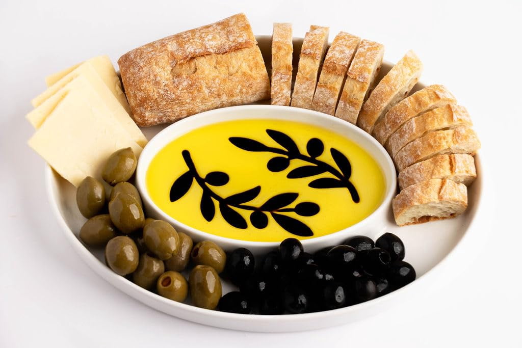 Jeanne Fitz Olive Oil and Balsamic Vinegar Dipping Platter