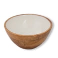 thumbnail image 1 of Jeanne Fitz Serving Bowl Wood + White Collection Mango Wood Medium, 1 of 3