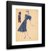 Jeanne Lanvin 11x14 Black Modern Framed Museum Art Print Titled - Frivole (1937)