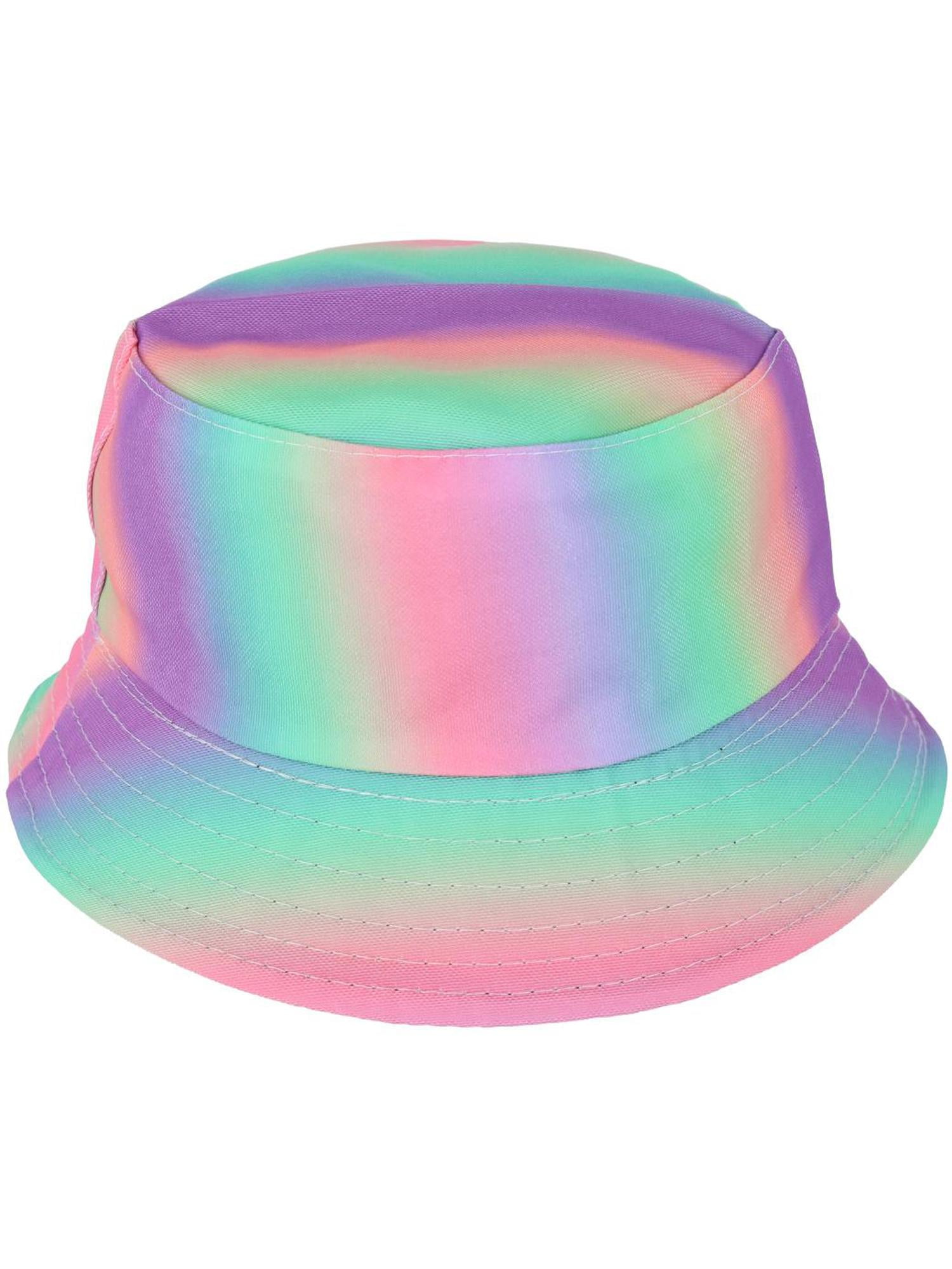 Jeanne Simmons Kid's Rainbow Gradient Reversible Bucket Hat