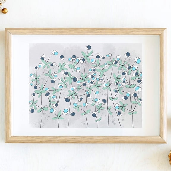 Jeanne - Vegetable Illustration Poster Printed On Paper- Wall Art Print, 8x12 UNFRAMED